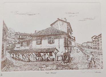 LILLO FARINELLA - Milano 1800, Vicolo lavandai