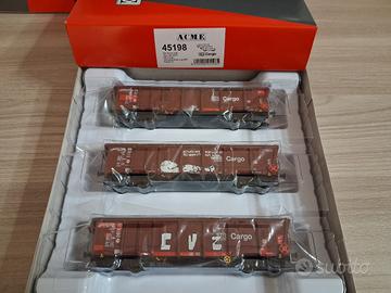 Acme art. 45198 set di 3 carri Tamns DB Cargo