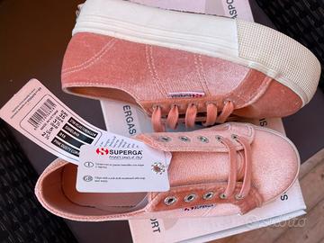 Superga Velvet Rosa Cipria – Sneakers Eleganti e F