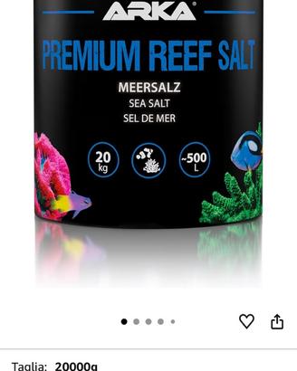 Sale acquario marino