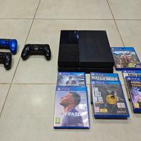 PS4 + 3 joystick + giochi