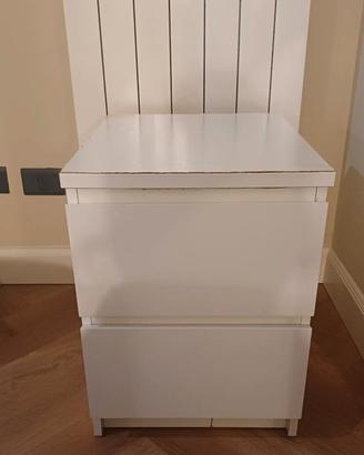 comodino MALM BIANCO