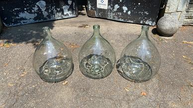 25 damigiane in vetro arredo casa giardino lampade