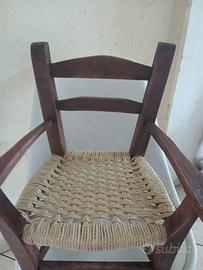 sedia con braccioli per bimbi