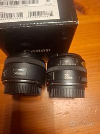 Canon 50mm STM + Canon 28mm 2.8