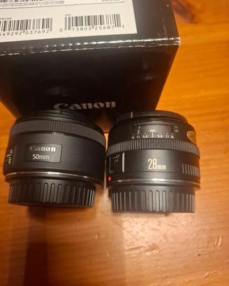 Canon 50mm STM + Canon 28mm 2.8