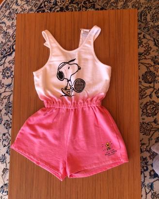 Tutina felpata Snoopy di Zara 10-12 anni