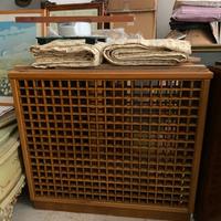 Copriradiatori in legno di rovere