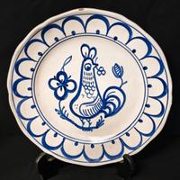 CAS Vietri – Piatto ceramica vietrese – Gallo