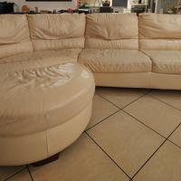 Divano in pelle By Natuzzi 3.75 metri