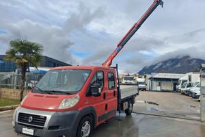 Fiat Ducato Doppia Cabina GRU E CASSONE FISSO