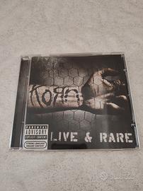 Cd metal originale "Live & Rare" del gruppo Korn n