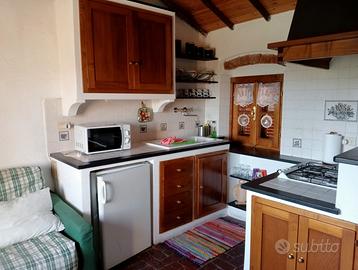 Bilocale con giardino asestri levante