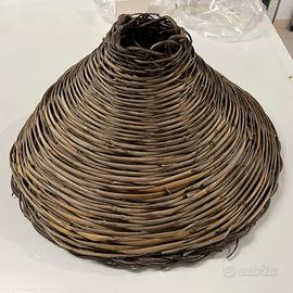 Lampadario in paglia tipico pugliese