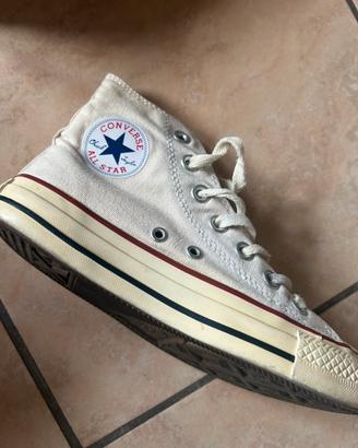 Converse donna alte bianche nr 35