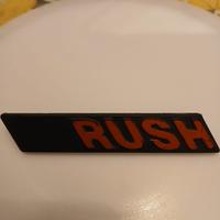Vespa piaggio rush targhetta 