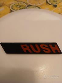 Vespa piaggio rush targhetta 