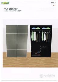 PAX - ARMADIO IKEA con ante scorrevoli a specchio