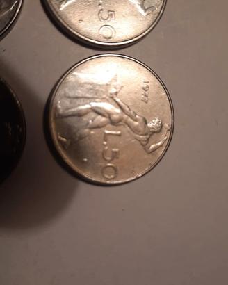 Moneta da 50 Lire Rare Repubblica Italiana 1970-81