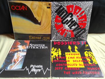 Blocco vinili vario genere 