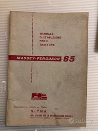 Manuale uso manutenzione trattore massey ferguson