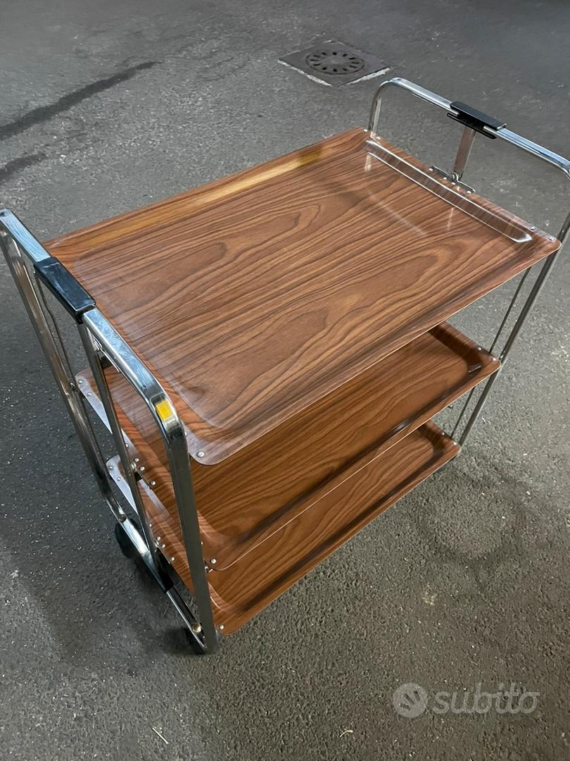 Carrello porta vivande pieghevole Gerlinol anni '70