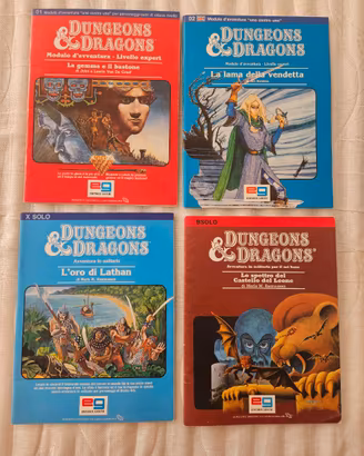 Dungeons & Dragons Editrice Giochi – 4 moduli vint