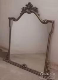 Imponente Specchio antico Gran Specchiera vintag