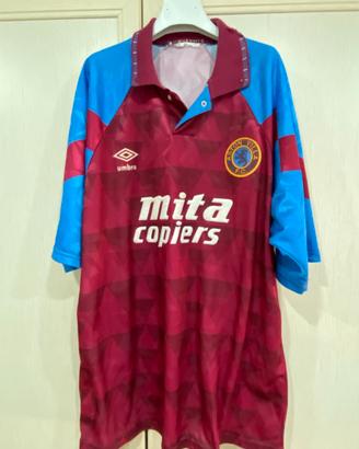 maglia calcio aston villa umbro vintage