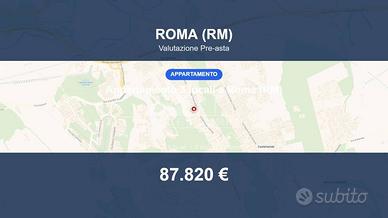 Immobile in asta di 71 m² con box auto a Roma