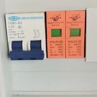 quadretto fotovoltaico con scaricatore 