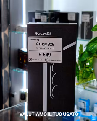SAMSUNG GALAXY S26 5G 256GB nuovo
