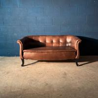 Divano Club Chester Chesterfield in vero cuoio Uk