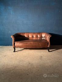 Divano Club Chester Chesterfield in vero cuoio Uk