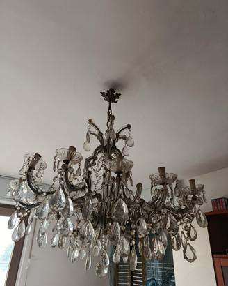 Lampadario vintage stile Maria Teresa