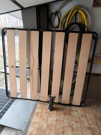 rete letto matrimoniale a doghe