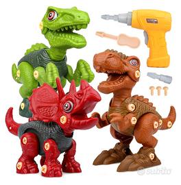 Dinosauri costruibili con trapano