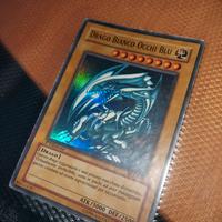 Carta yu gi oh Drago bianco occhi Blu 1ª edizione