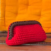 Borsa clutch bag RED WINE