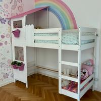 Letto a soppalco MYDAL bianco 90x200