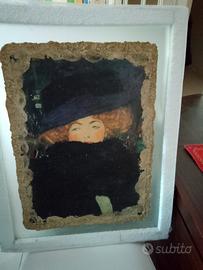 Quadro realizzato su base di vetro 