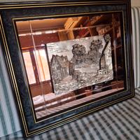 Quadro con stampa in argento925