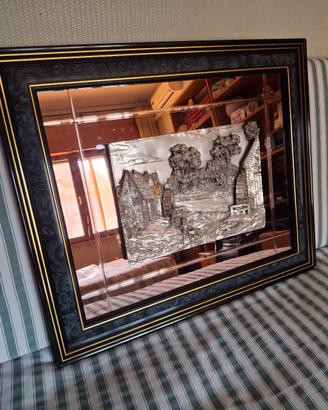 Quadro con stampa in argento925