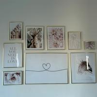 Galleria di Quadri testata letto o soggiorno