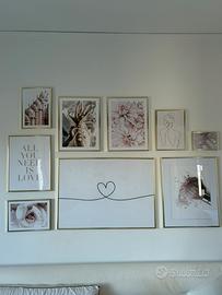 Galleria di Quadri testata letto o soggiorno