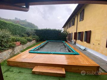 Copertura invernale per piscina