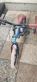Bicicletta bimbo con rotelle