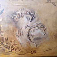 Quadro  capezzale - dipinto a mano