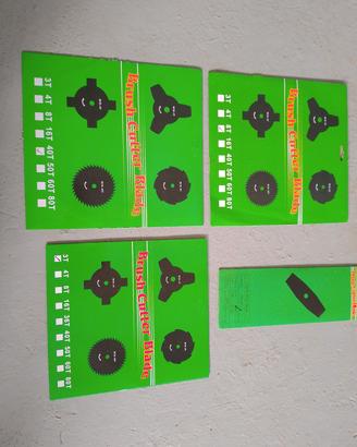 set lame decespugliatore