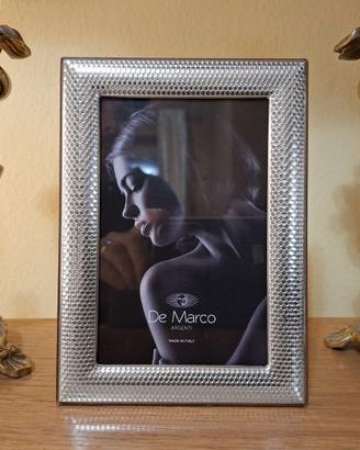 Cornice Portafoto Argento anno 2014 x foto cm10x15